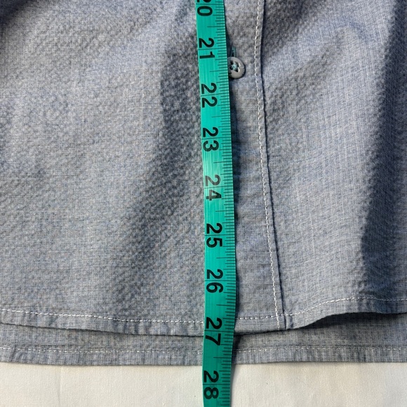 π Tommy Bahama Blue Chambray Button Down Shirt Menβs Medium π - Picture 14 of 15